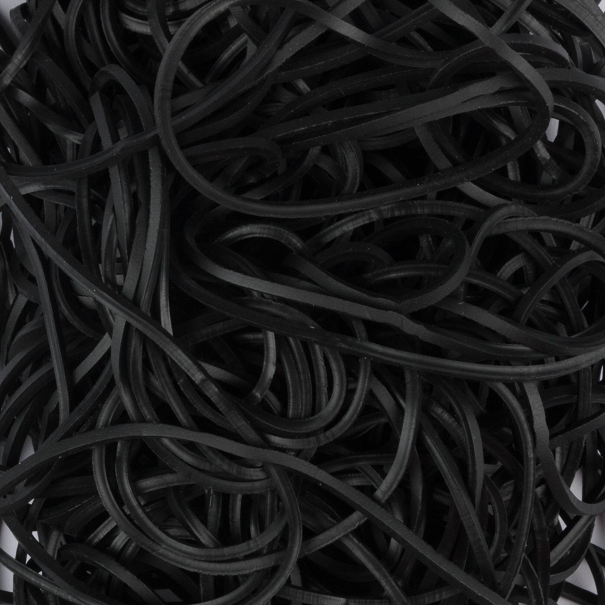 JAM Paper Size 19 Black Rubber Bands, 100ct.